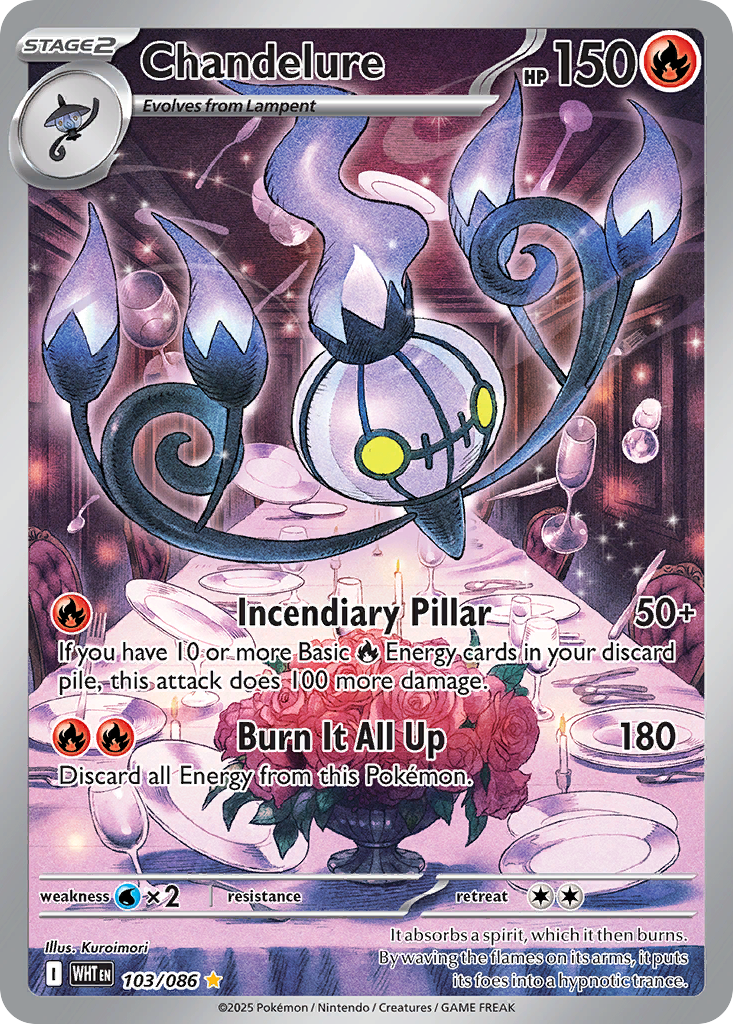 Chandelure - White Flare #103