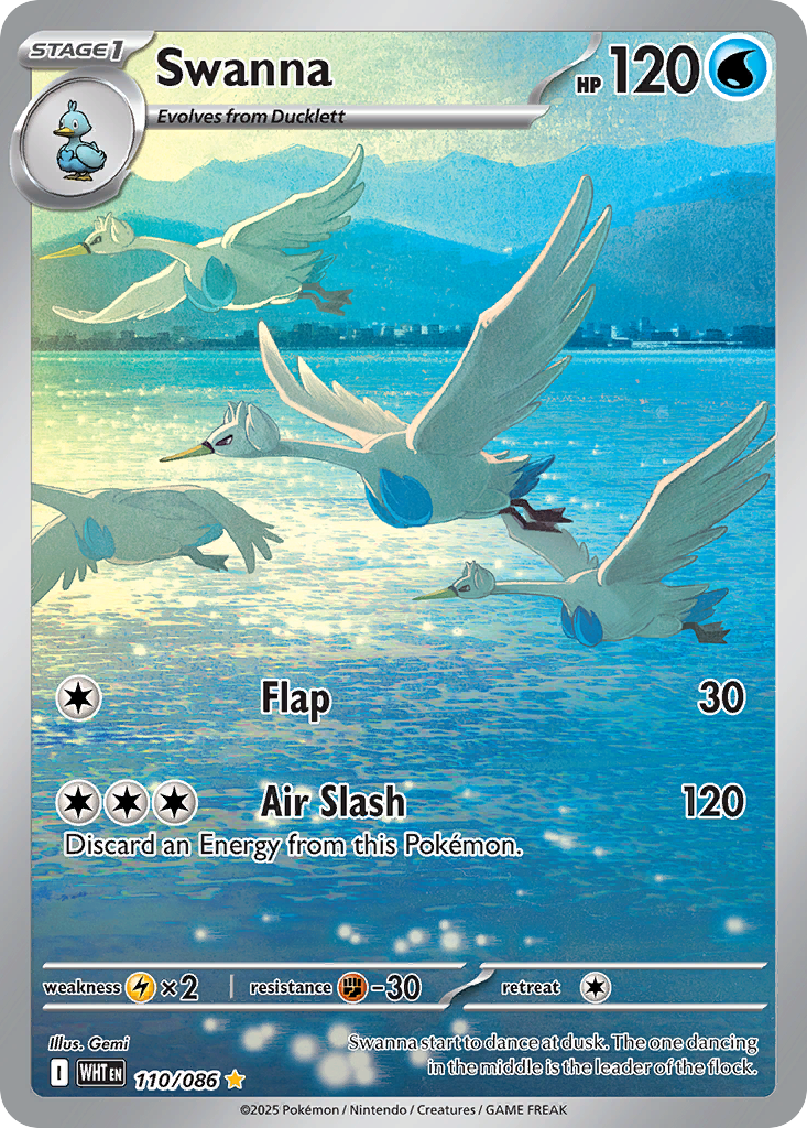 Swanna - White Flare #110