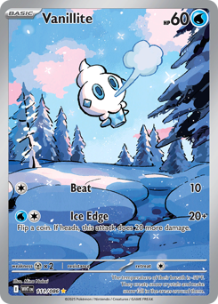 Vanillite - White Flare 111 Pokemon TCG Card
