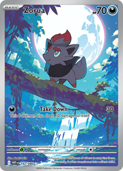 Zorua - White Flare 142 Pokemon TCG Card