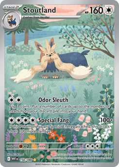 Stoutland - White Flare 156 Pokemon TCG Card