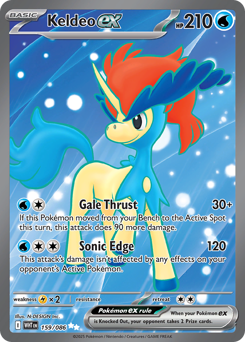 Keldeo ex - White Flare 159 Pokemon TCG Card