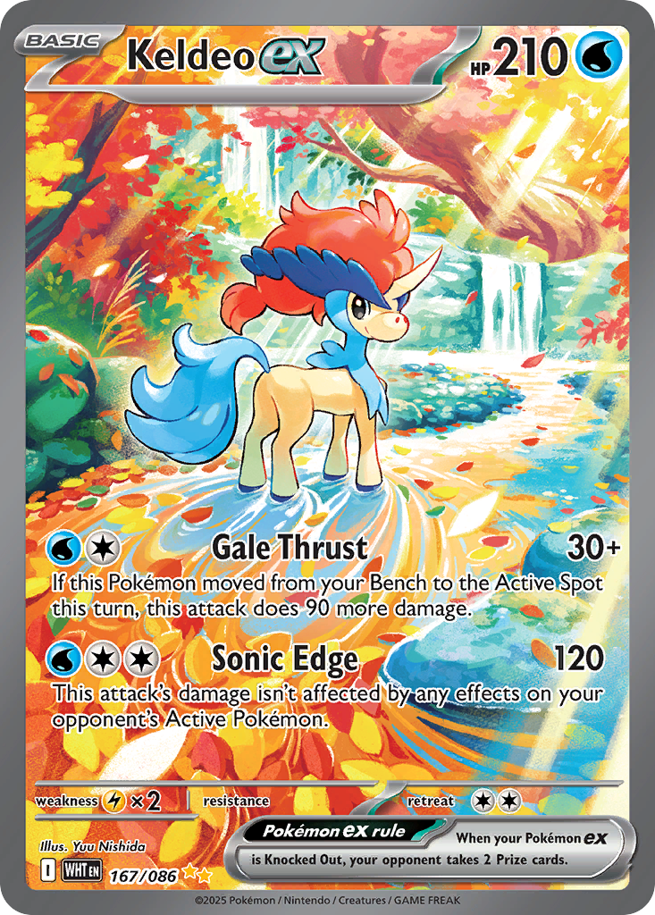 Keldeo ex - White Flare #167
