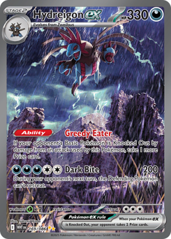 Hydreigon ex - White Flare 169 Pokemon TCG Card