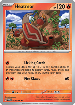 Heatmor - White Flare 19 Pokemon TCG Card