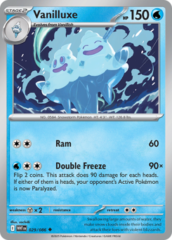 Vanilluxe - White Flare 29 Pokemon TCG Card