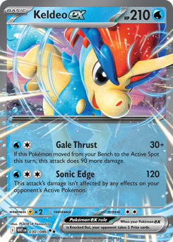 Keldeo ex - White Flare 30 Pokemon TCG Card