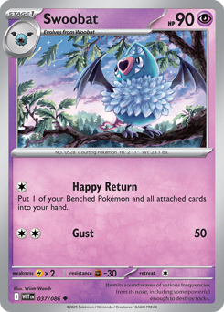 Swoobat - White Flare 37 Pokemon TCG Card
