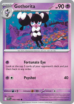 Gothorita - White Flare 42 Pokemon TCG Card