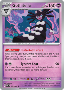 Gothitelle - White Flare 43 Pokemon TCG Card
