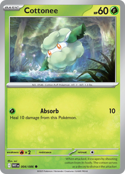 Cottonee - White Flare 4 Pokemon TCG Card