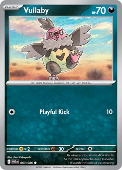 Vullaby - White Flare 63 Pokemon TCG Card