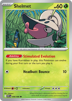 Shelmet - White Flare 8 Pokemon TCG Card