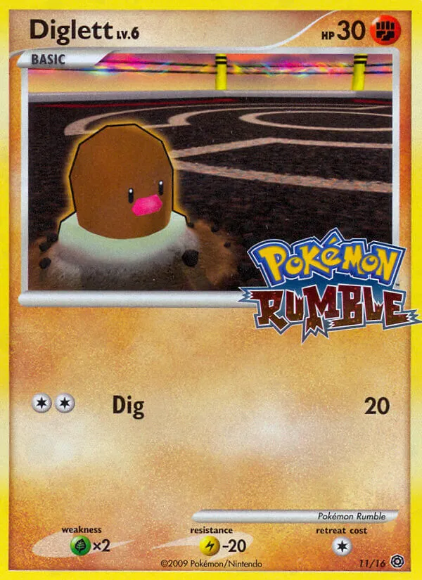 Diglett - Pokémon Rumble #11