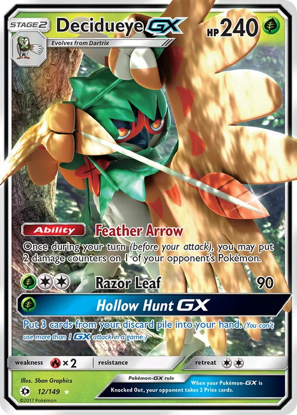 Decidueye-GX - Sun & Moon #12