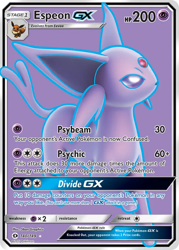 Espeon-GX - Sun & Moon #140