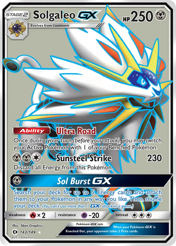 Solgaleo-GX - Sun & Moon #143
