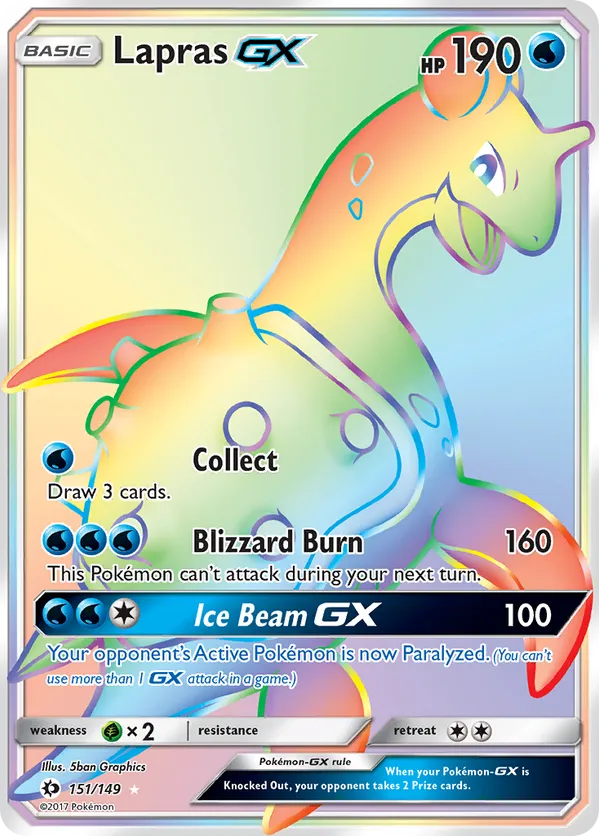 Lapras-GX - Sun & Moon #151