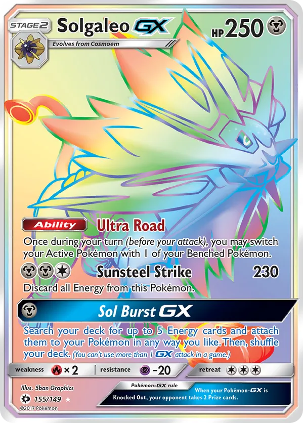Solgaleo-GX - Sun & Moon #155