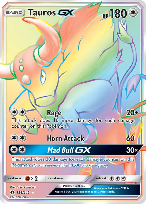 Tauros-GX - Sun & Moon #156