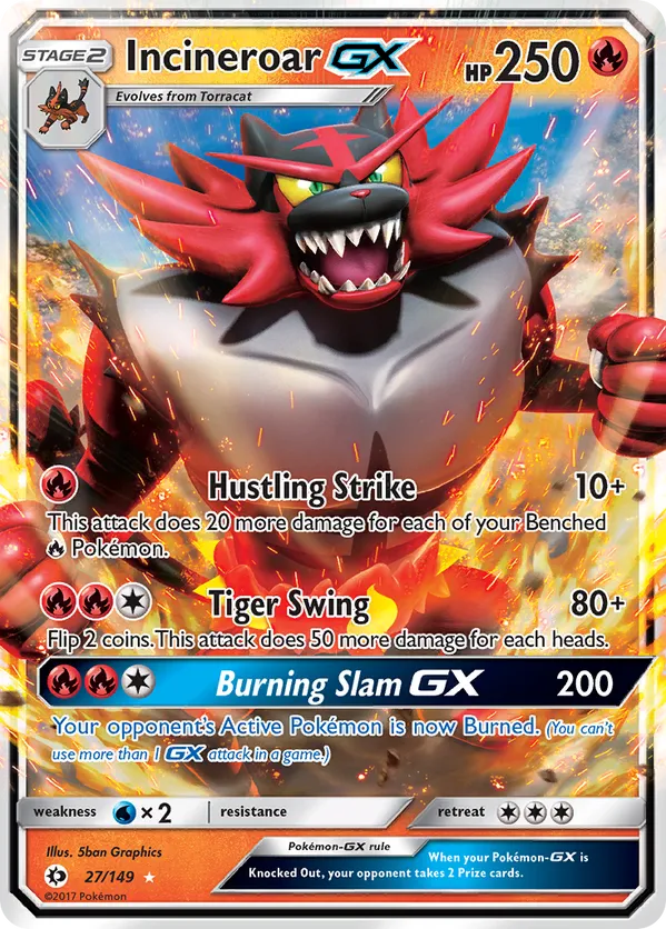 Incineroar-GX - Sun & Moon #27