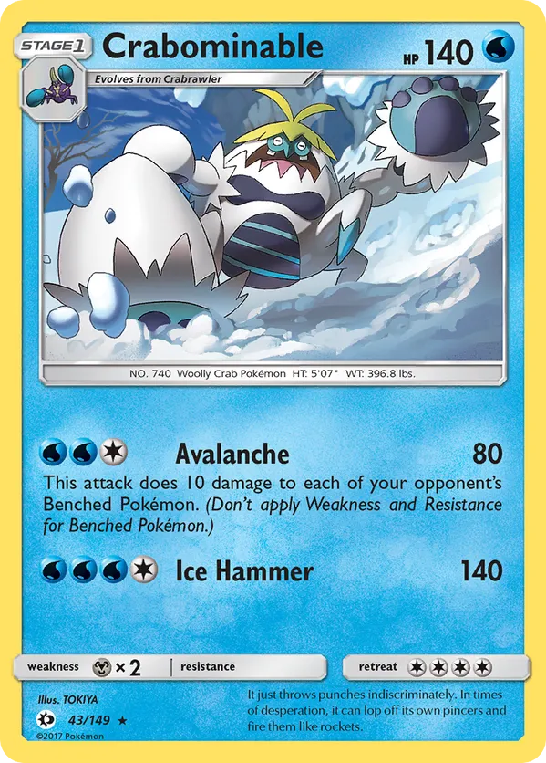 Crabominable - Sun & Moon #43