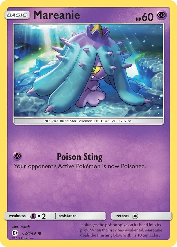 Mareanie - Sun & Moon #62