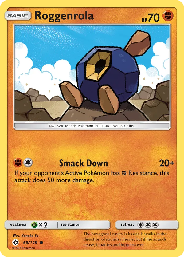 Roggenrola - Sun & Moon #69