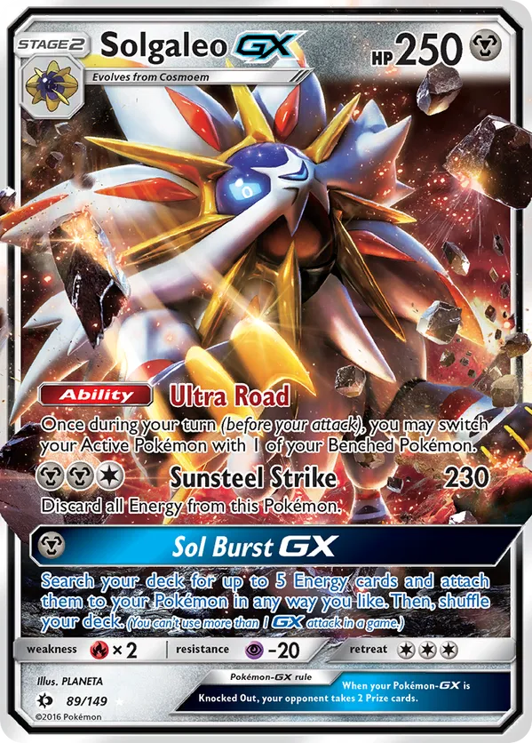 Solgaleo-GX - Sun & Moon #89