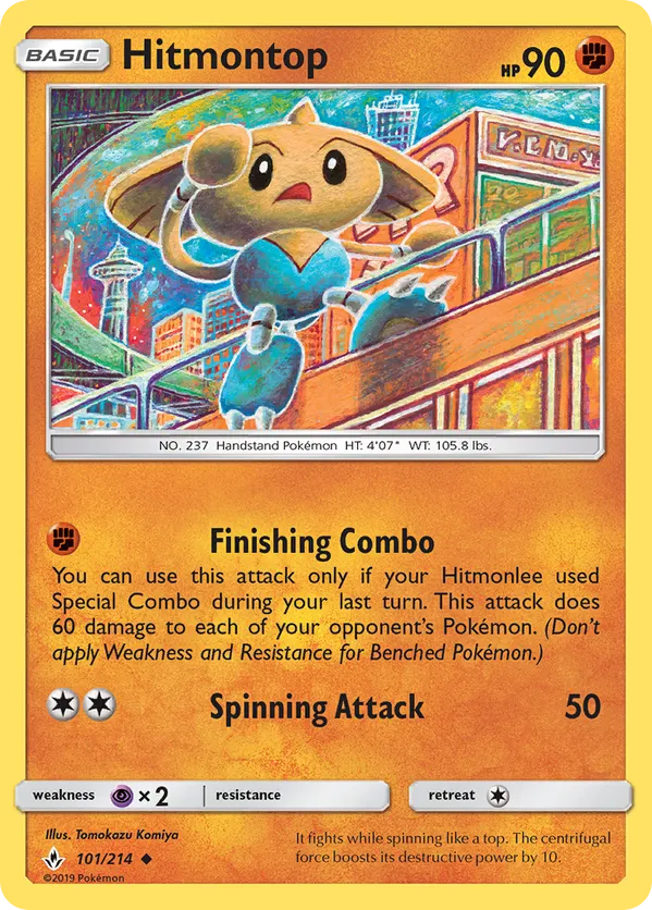 Hitmontop - Unbroken Bonds #101