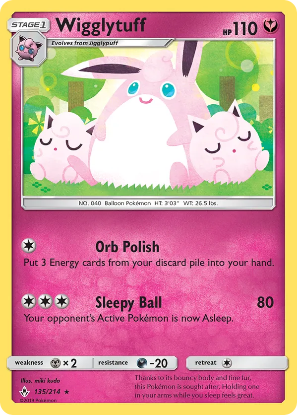 Wigglytuff - Unbroken Bonds #135