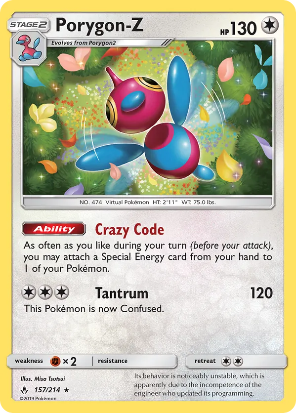 Porygon-Z - Unbroken Bonds #157
