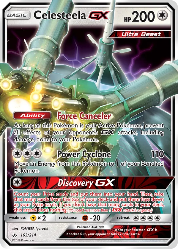 Celesteela-GX - Unbroken Bonds #163