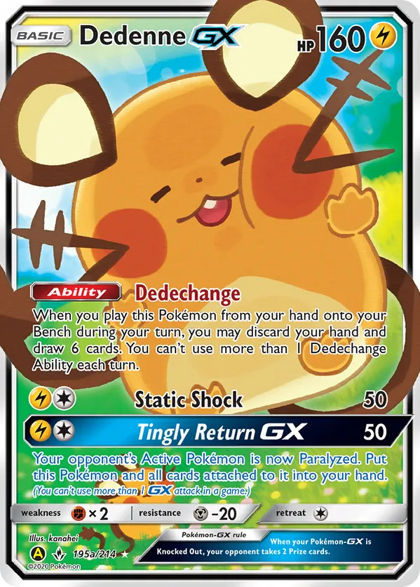 Dedenne-GX - Unbroken Bonds #195a