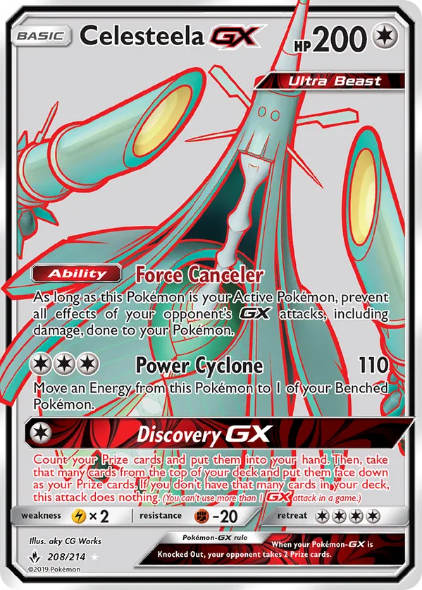 Celesteela-GX - Unbroken Bonds #208