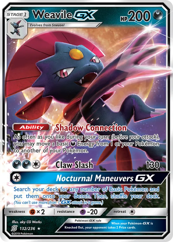 Weavile-GX - Unified Minds #132