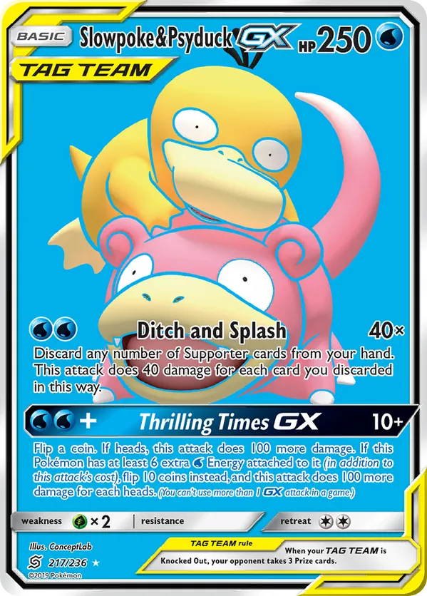 Slowpoke & Psyduck-GX - Unified Minds #217