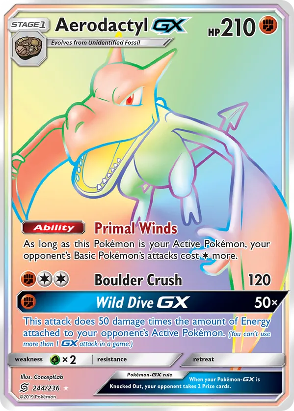 Aerodactyl-GX - Unified Minds #244