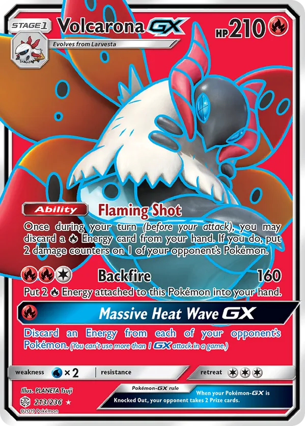 Volcarona-GX - Cosmic Eclipse #213