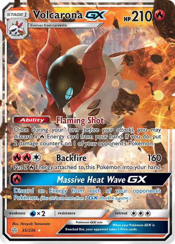 Volcarona-GX - Cosmic Eclipse #35