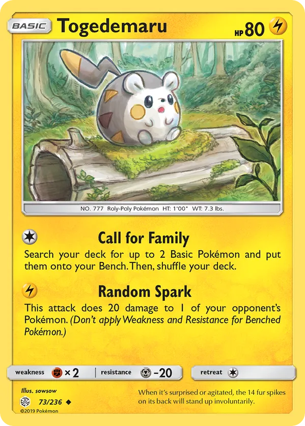 Togedemaru - Cosmic Eclipse #73