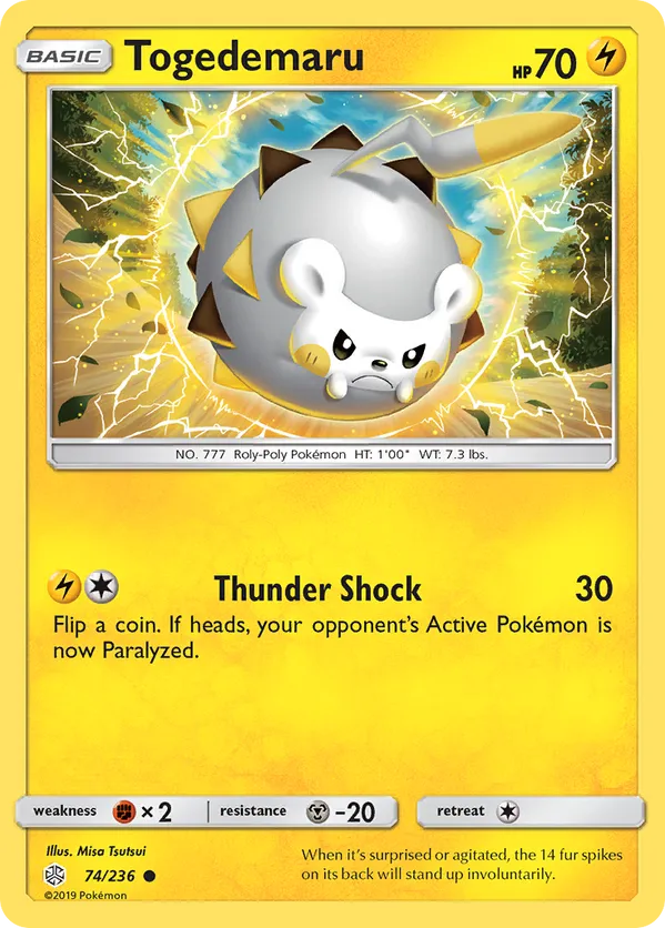 Togedemaru - Cosmic Eclipse #74