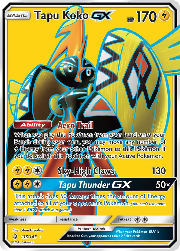 Tapu Koko-GX - Guardians Rising #135