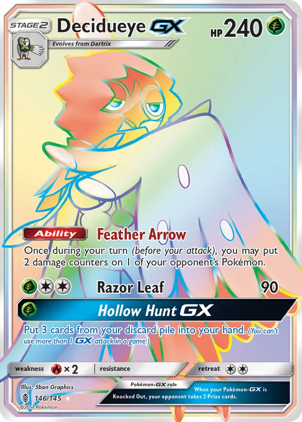 Decidueye-GX - Guardians Rising #146