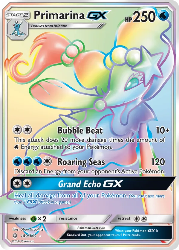 Primarina-GX - Guardians Rising #149