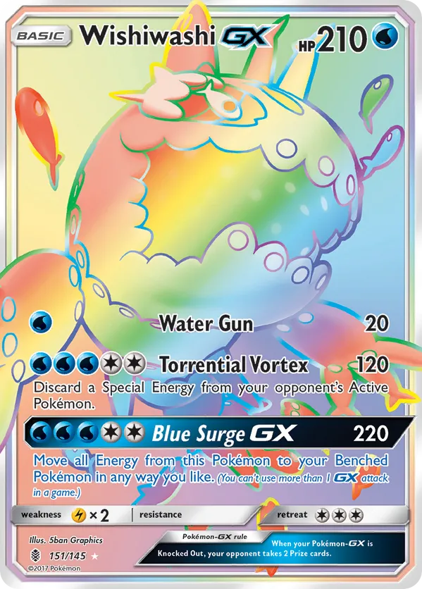 Wishiwashi-GX - Guardians Rising #151