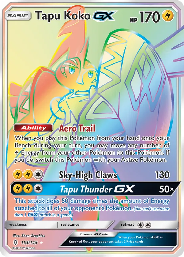 Tapu Koko-GX - Guardians Rising #153