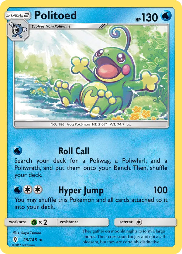 Politoed - Guardians Rising #25