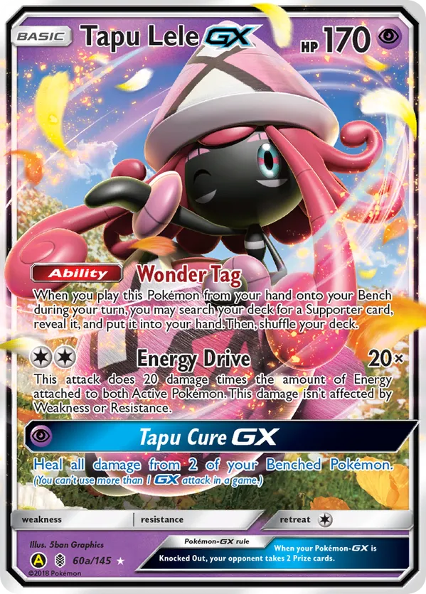 Tapu Lele-GX - Guardians Rising #60a