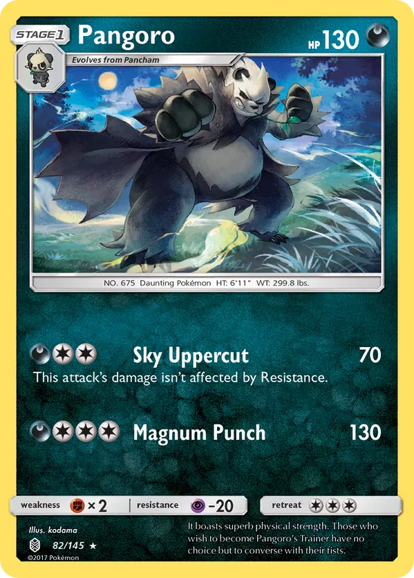 Pangoro - Guardians Rising #82